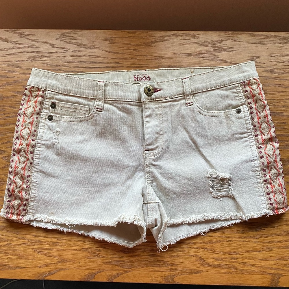 Boho Khaki Shorts